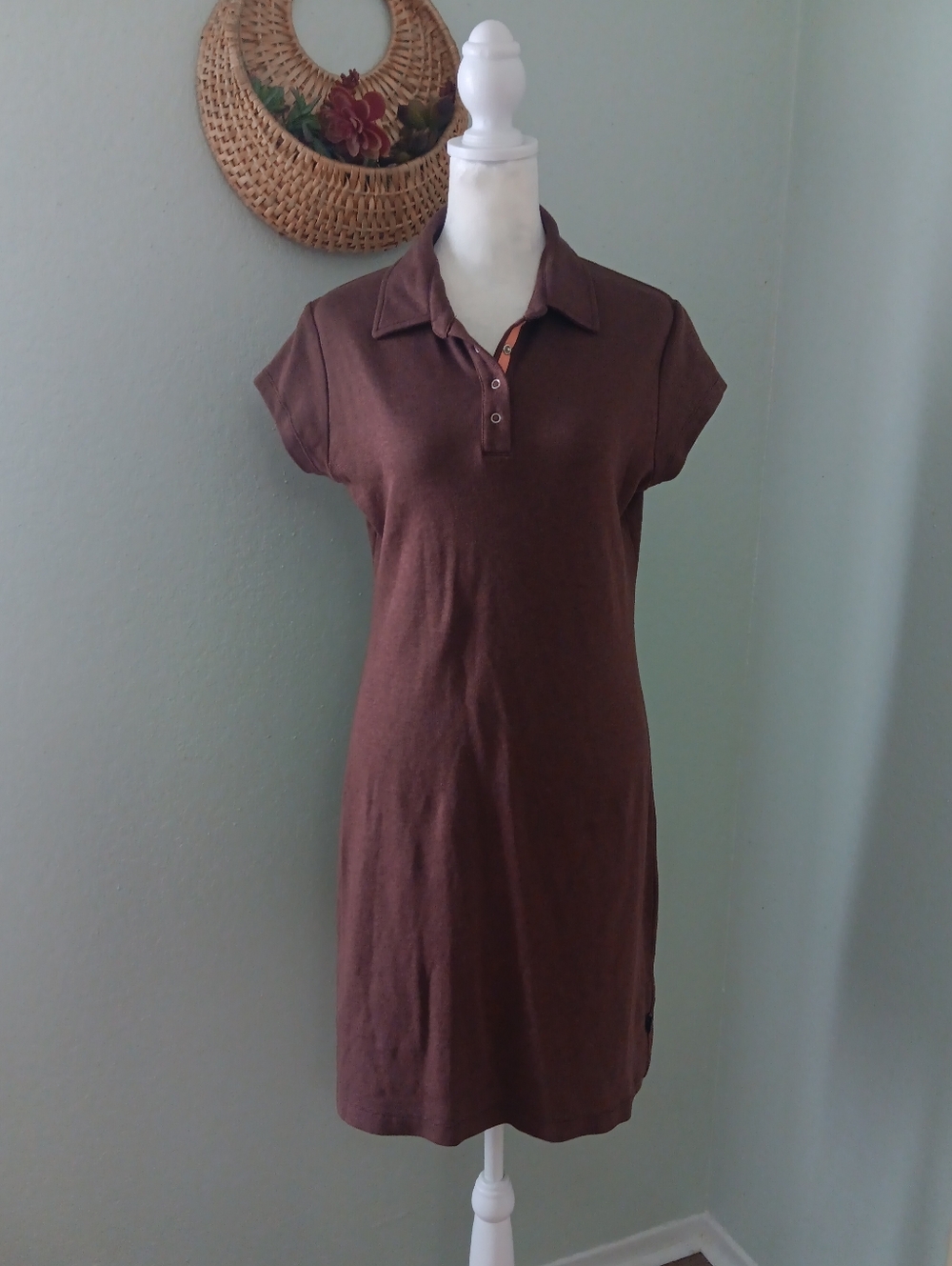 Horny Toad Brown Polo Dress